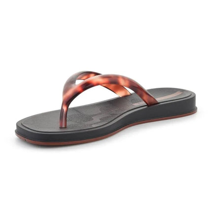 IPANEMA GLOW TRENDY AD basutės, juoda/vėžlio rašto/ruda 27419-BR843