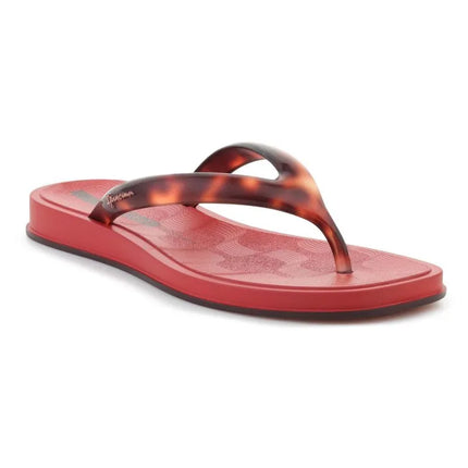 IPANEMA GLOW TRENDY AD moteriškos šlepetės, rudos spalvos plytelių raštas/vėžlio raštas/ruda, 27419-BR846