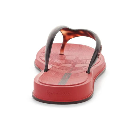 IPANEMA GLOW TRENDY AD moteriškos šlepetės, rudos spalvos plytelių raštas/vėžlio raštas/ruda, 27419-BR846
