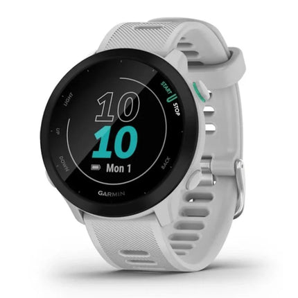 Išmanusis laikrodis Garmin Forerunner 55, 42 mm, MIP, baltas