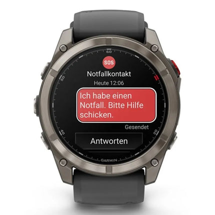 Išmanusis sporto laikrodis „Garmin Fenix 8 Pro AMOLED“, 51 mm, safyro stiklas, titanas