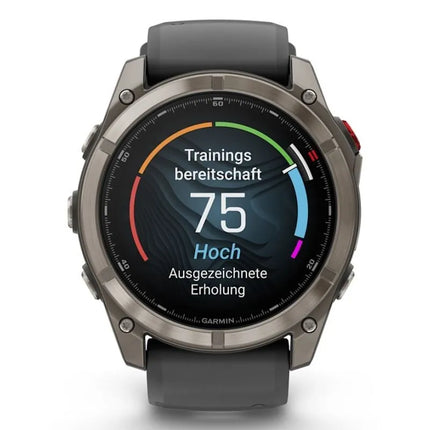 Išmanusis sporto laikrodis „Garmin Fenix 8 Pro AMOLED“, 51 mm, safyro stiklas, titanas