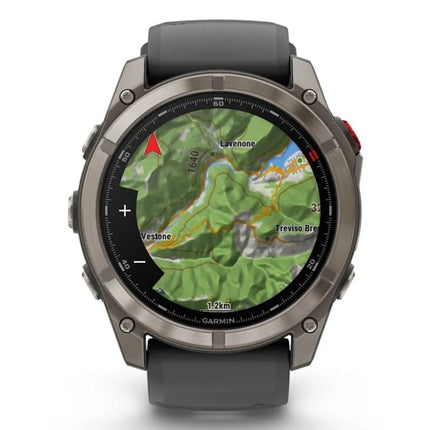 Išmanusis sporto laikrodis „Garmin Fenix 8 Pro AMOLED“, 51 mm, safyro stiklas, titanas