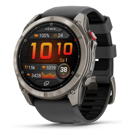 Išmanusis sporto laikrodis „Garmin Fenix 8 Pro AMOLED“, 51 mm, safyro stiklas, titanas
