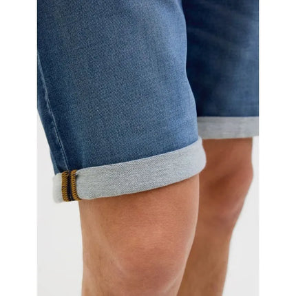 Jack&Jones JJIRICK JJICON IK šortai GE 132 SN 12269605 mėlyno džinso spalvos