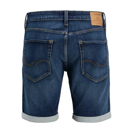 Jack&Jones JJIRICK JJICON IK šortai GE 132 SN 12269605 mėlyno džinso spalvos