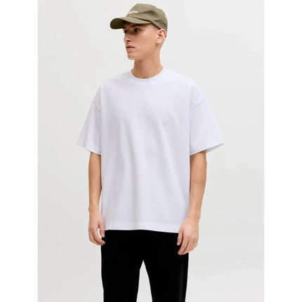 Jack&Jones marškinėliai JJEBARRON TEE SS O-NECK NOOS 12298906 balti