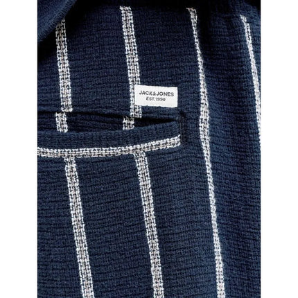 Jack&Jones vyriški dryžuoti šortai JPSTJAIDEN COBA STRIPE JOG SHORTS REG SN 12274413 SKY CAPTAIN/STRIPES
