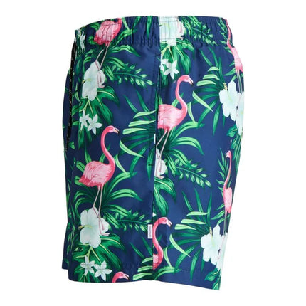 Jack&Jones vyriški JWHARUBA maudymosi šortai 12206537 NAVY BLAZER FLAMINGO