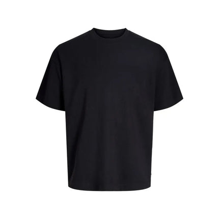 Jack&Jones vyriški marškinėliai JJEBARRON TEE SS O-NECK NOOS 12298906 JUODI