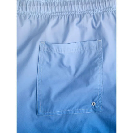 Jack&Jones vyriški maudymosi šortai JPSTMAUI HORIZON DIP DYE 12291438 CELESTIAL BLUE