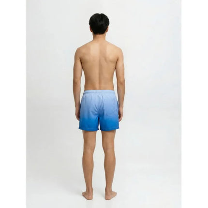 Jack&Jones vyriški maudymosi šortai JPSTMAUI HORIZON DIP DYE 12291438 CELESTIAL BLUE