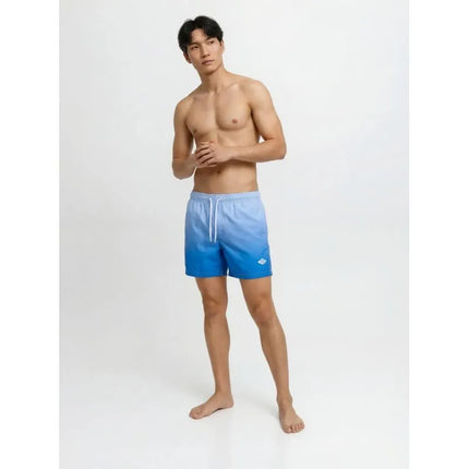 Jack&Jones vyriški maudymosi šortai JPSTMAUI HORIZON DIP DYE 12291438 CELESTIAL BLUE
