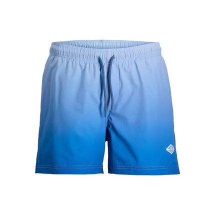 Jack&Jones vyriški maudymosi šortai JPSTMAUI HORIZON DIP DYE 12291438 CELESTIAL BLUE