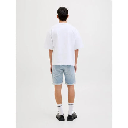 Jack&Jones vyriški šortai JJIRICK JJICON IK SHORTS GE 118 SN 12269609 BLUE DENIM