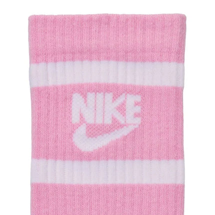 Jaunimo kojinės Nike Everyday Cush Crew baltos, rožinės, pilkos CK7302 905