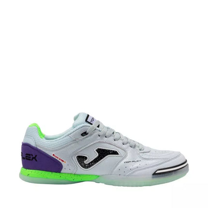 Joma Top Flex 2505 salės futbolo batai balti ir violetiniai TOPW2505IN
