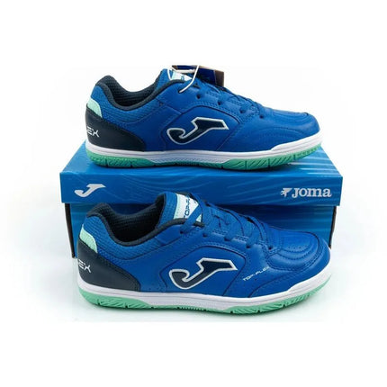 Joma Top Flex 2604 vaikiški futbolo bateliai salės futbolui, mėlyni