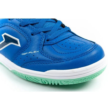 Joma Top Flex 2604 vaikiški futbolo bateliai salės futbolui, mėlyni