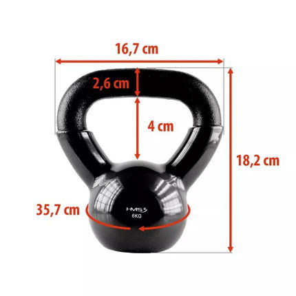 Juoda HMS KNV06 ketaus giria 6kg