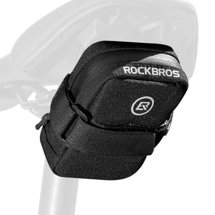Juodas 0.35l dviračio balnelio krepšys Rockbros