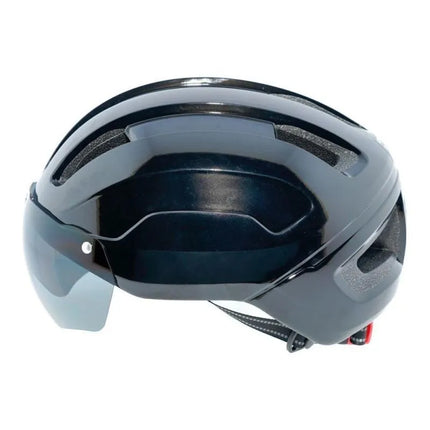 Juodas dviratininko šalmas SkateFlash Atomic