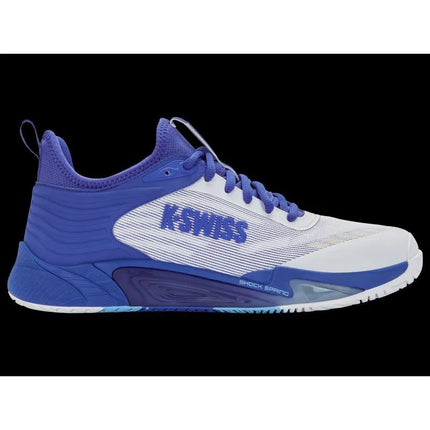 K-Swiss HYPERCOURT PINNACLE WHITE/DAZZLING BLUE/BALTIC SEA-M sportiniai bateliai (04432-158-M)