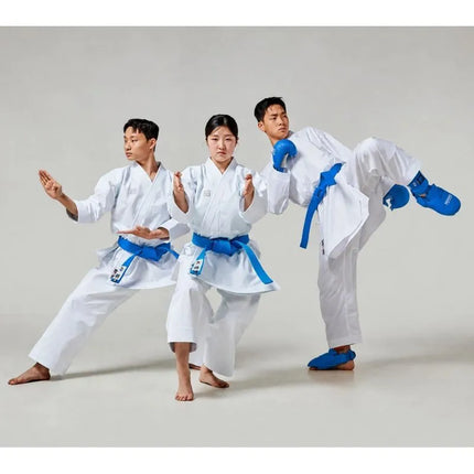 Karate pirštinės - „Mitts 2“ MĖLYNOS WKF | MOOTO