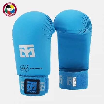 Karate pirštinės - „Mitts 2“ MĖLYNOS WKF | MOOTO