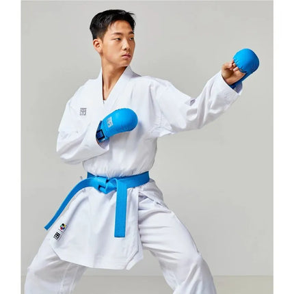 Karate pirštinės - „Mitts 2“ MĖLYNOS WKF | MOOTO