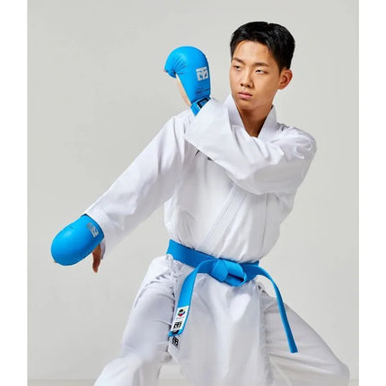 Karate pirštinės - „Mitts 2“ MĖLYNOS WKF | MOOTO