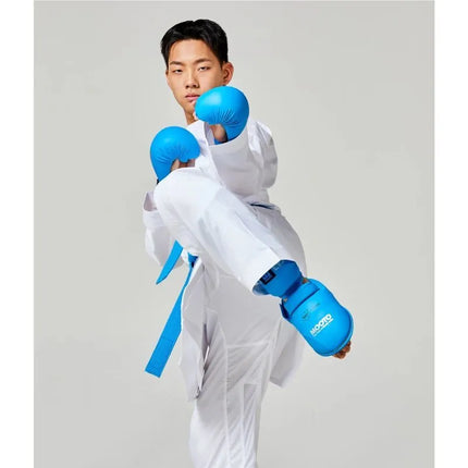 Karate WKF Mėlyni blauzdų ir pėdų apsaugai | MOOTO