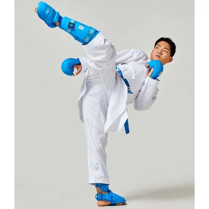 Karate WKF Mėlyni blauzdų ir pėdų apsaugai | MOOTO