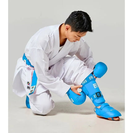 Karate WKF Mėlyni blauzdų ir pėdų apsaugai | MOOTO