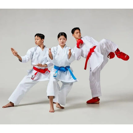 Karate WKF RAUDONOS blauzdų ir pėdų apsaugos | MOOTO