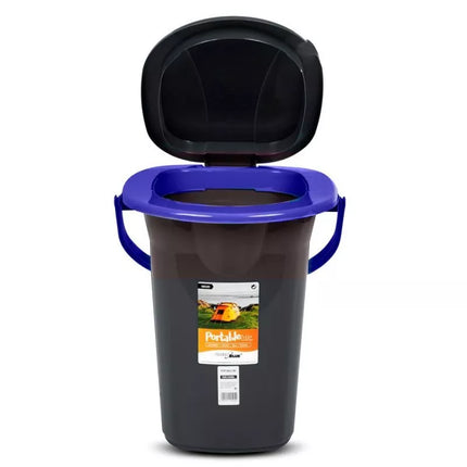 Keliaujamasis tualetas GREENBLUE, juodas ir tamsiai mėlynas GB320BB