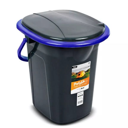 Keliaujamasis tualetas GREENBLUE, juodas ir tamsiai mėlynas GB320BB