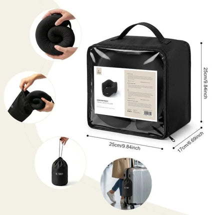 Kelioninė pagalvė Tech-Protect ComfortRest – juoda