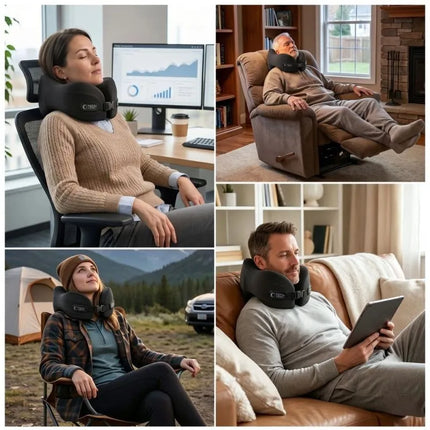 Kelioninė pagalvė Tech-Protect ComfortRest – juoda