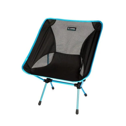Kempingo kėdė Helinox Chair One su 4 kojomis, juoda, mėlyna