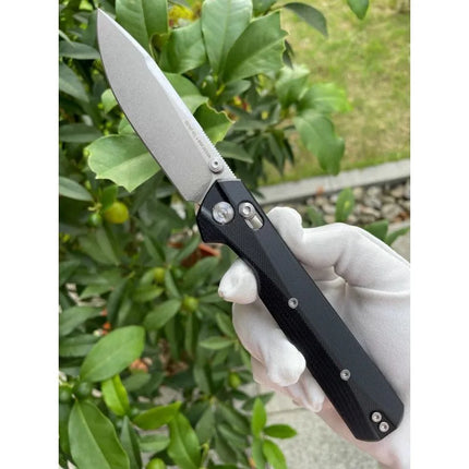 KNIVESPL Pirmasis juodas G10 MagnaCut peilis