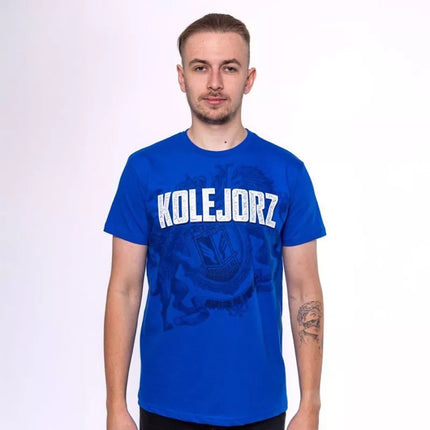 Kolejorz Lions marškinėliai, mėlyni, L dydžio