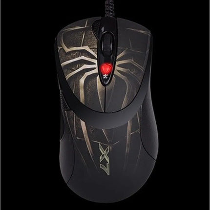 Kompiuterinė pelė A4 TECH Evo XGame Laser Oscar X747 Brown Fire A4TMYS29980 (lazerinė; 3600 DPI; ruda spalva)