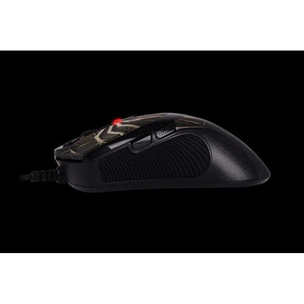 Kompiuterinė pelė A4 TECH Evo XGame Laser Oscar X747 Brown Fire A4TMYS29980 (lazerinė; 3600 DPI; ruda spalva)