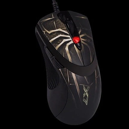 Kompiuterinė pelė A4 TECH Evo XGame Laser Oscar X747 Brown Fire A4TMYS29980 (lazerinė; 3600 DPI; ruda spalva)
