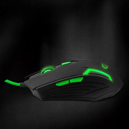 Kompiuterio pelė „Esperanza Fighter EGM205G“ (optinė; 2400 DPI; juoda)