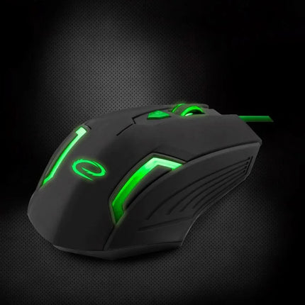 Kompiuterio pelė „Esperanza Fighter EGM205G“ (optinė; 2400 DPI; juoda)