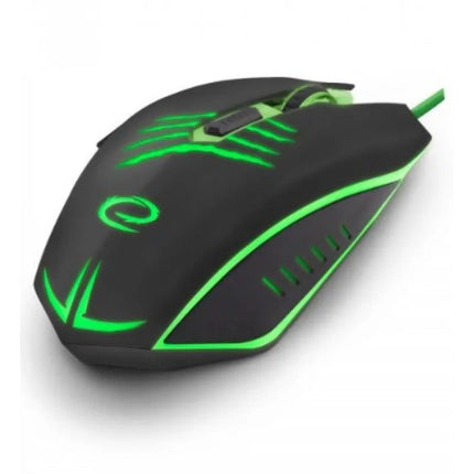 Kompiuterio pelė Esperanza MX209 Claw EGM209G (optinė; 2400 DPI; juoda)