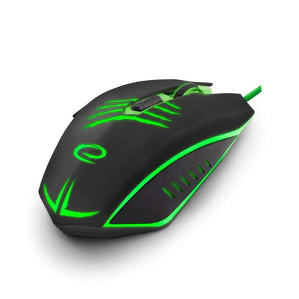 Kompiuterio pelė Esperanza MX209 Claw EGM209G (optinė; 2400 DPI; juoda)