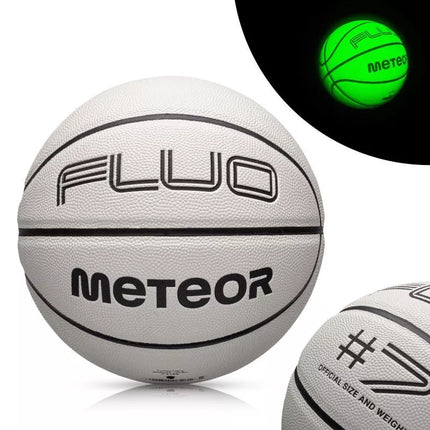 Krepšinio kamuolys Meteor Fluo 7 16752